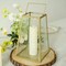 10" Gold Clear Geometric Metal Lantern Candle Holder Hanging Terrarium Party